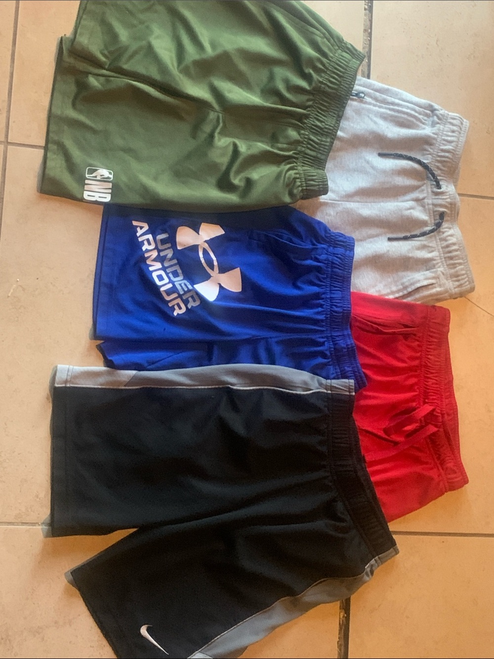 Under Armour Royal Blue & Black Athletic Shorts plus more Bundle